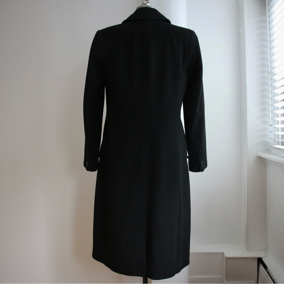 2010’s Club Monaco Black Lambswool and Cashmere Coat - Picture 4 of 6